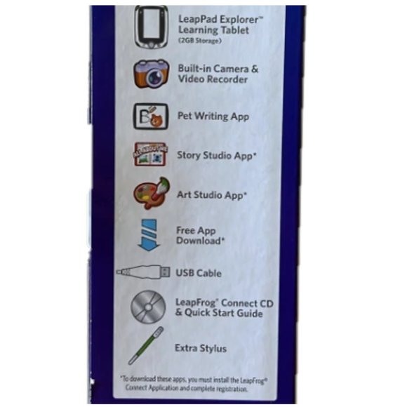 Leapfrog LeapPad Explorer Learning Tablet, Green/white NWT! - Picture 3 of 9
